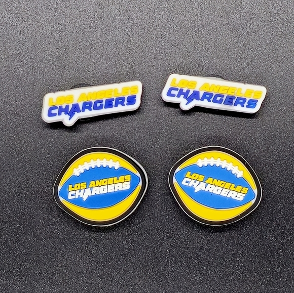 Los Angeles Chargers Croc Charms (4) - Picture 1 of 2